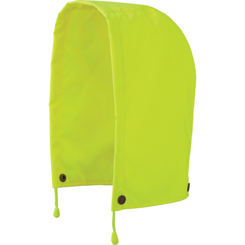 5401H Capuchon pour manteau de s&eacute;curit&eacute; imperm&eacute;able haute visibilit&eacute; ind&eacute;chirable en 300D trilob&eacute;, Jaune lime haute visibilit&eacute;, Polyester Consource