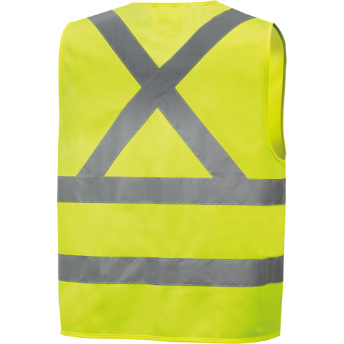6886 High-Visibility Tricot Safety Vest, High Visibility Lime-Yellow, Small, Polyester Consource