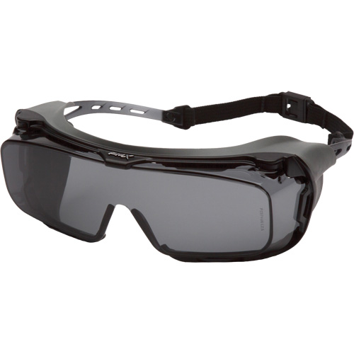 Lunettes de s&eacute;curit&eacute; Cappture, Lentille Gris, Antibu&eacute;e, ANSI Z87+/R&eacute;pond ou surpasse la norme CSA Z94.3 Consource