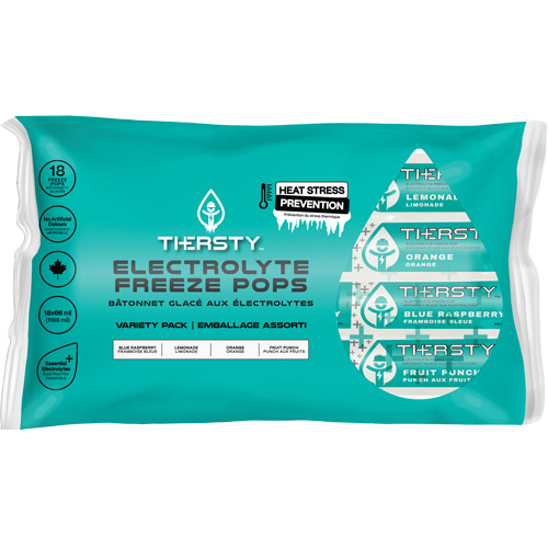 B&acirc;tonnets gel&eacute;s de boisson hydratante, Gel&eacute;, Saveurs vari&eacute;es Consource