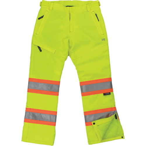 Pantalon de s&eacute;curit&eacute; isolant et extensible pour femmes, Polyester, 2T-Grand, Jaune lime haute visibilit&eacute; Consource