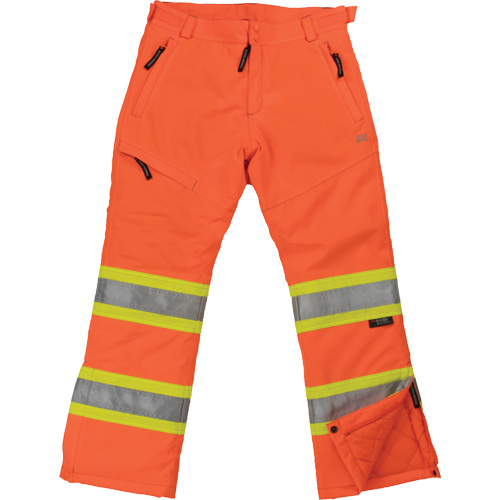 Pantalon de s&eacute;curit&eacute; isolant et extensible pour femmes, Polyester, Petit, Orange haute visibilit&eacute; Consource