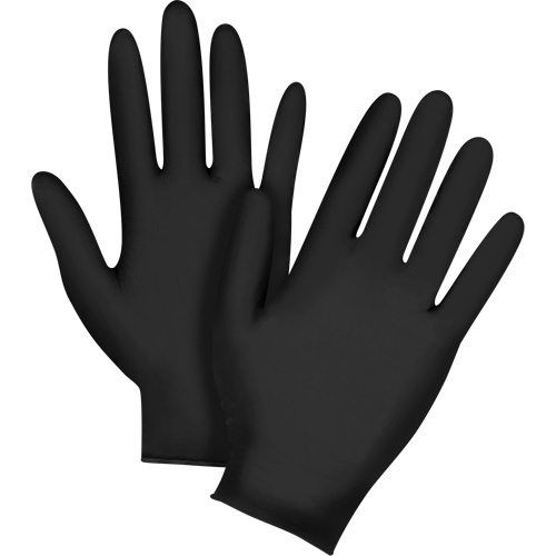 Vending Pack Disposable Gloves, Small, Nitrile, 5-mil, Powder-Free, Black, Class 2 Consource