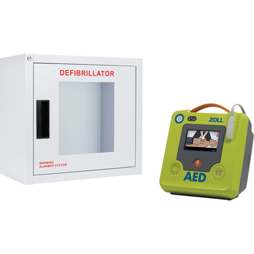 AED 3 AED & Wall Cabinet Kit, Semi-Automatic, English, Class 4 Consource