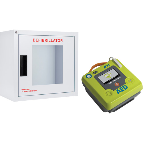 AED 3 AED & Wall Cabinet Kit, Automatic, French, Class 4 Consource