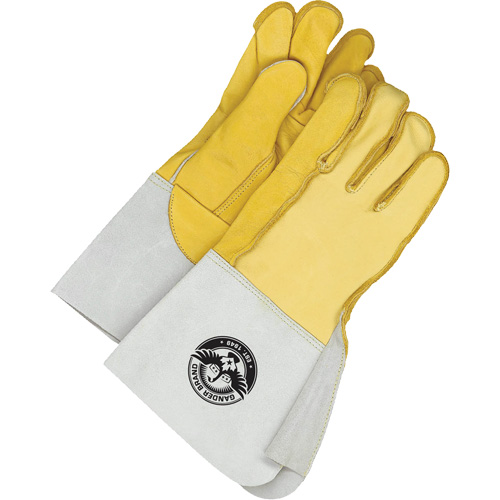 Gants pour soudeur avec poignet de 5,5", Cuir fleur de vache, Taille 10,5 Consource