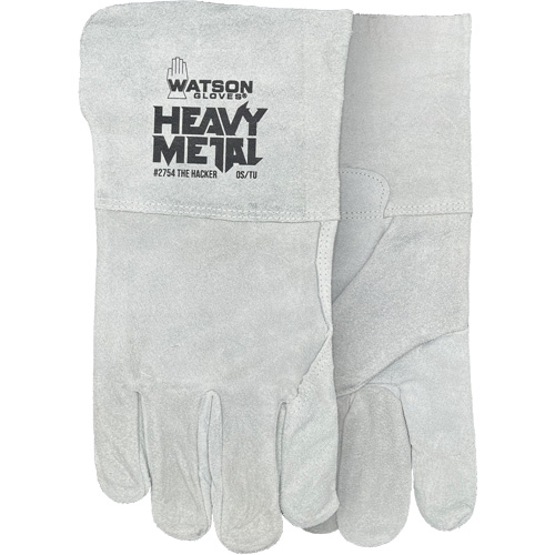 The Hacker Welding Gloves, Split Cowhide, Size One Size Consource