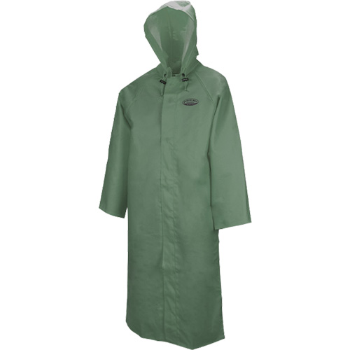 Manteau long avec capuchon d&eacute;tachable Hurricane 851, Grand, Vert Consource