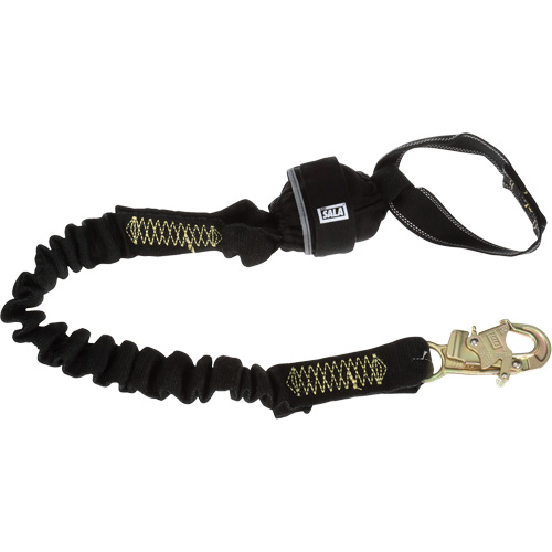 Shock Absorbing Arc Flash Web Lanyard, 6', Snap Hook Center, Choke-Off Loop Leg Ends, Kevlar&reg;/Nomex&reg; Consource