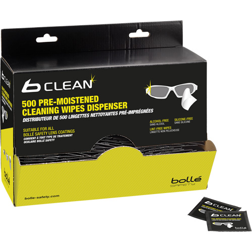 Lingettes nettoyantes pr&eacute;mouill&eacute;es B-Clean B500 Consource