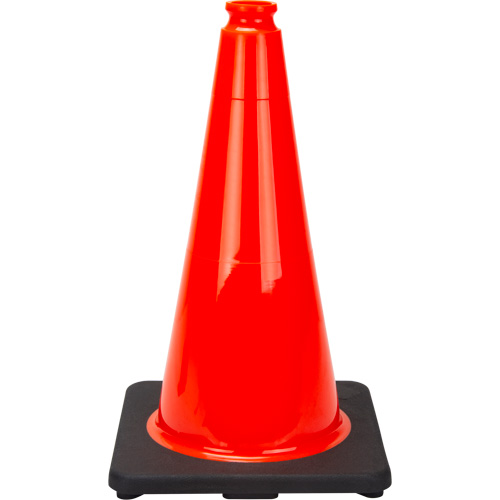 Premium Traffic Cone, 18", Orange Consource