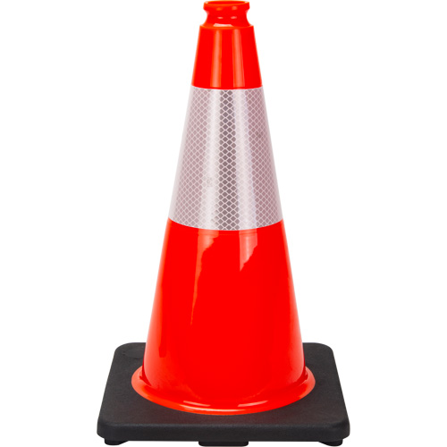 Premium Traffic Cone, 18", Orange, 6" Reflective Collar(s) Consource