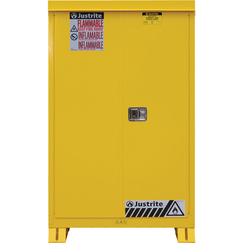 Armoire ext&eacute;rieure pour produits inflammables, 45 gal., 2 Porte(s), 43" La x 65" h x 18" p Consource