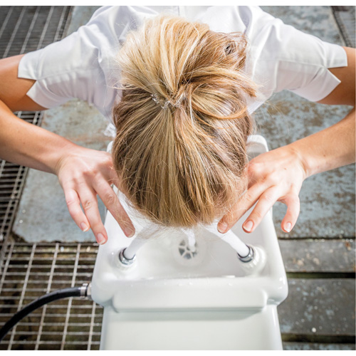 Douche oculaire/faciale, Installation Montage mural, Bol Plastique Consource