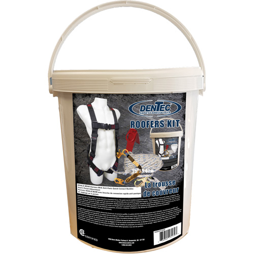Koala Behr Roofer's Kit with 25' Rope, CSA Certified, Class A, Large/Medium/X-Large, 310 lbs. Cap. Consource