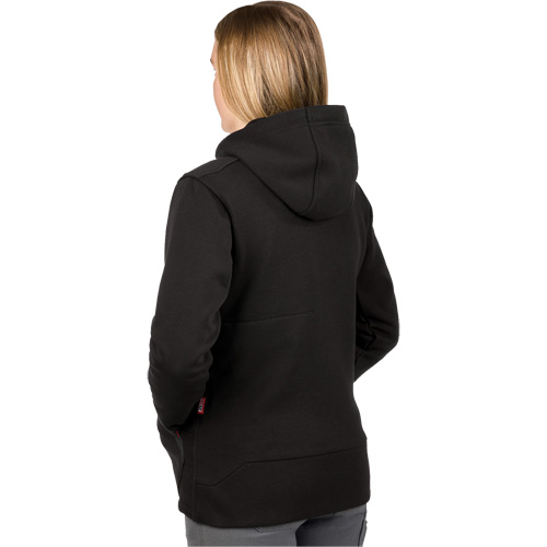 M12 Heated Hoodie with Battery, Women's, Medium, Black, Poly-Cotton Consource