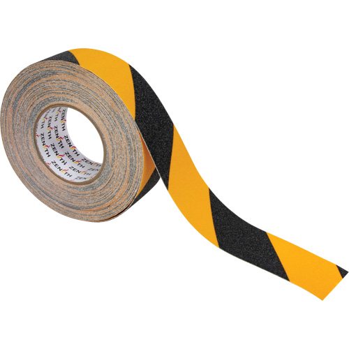 Ruban antid&eacute;rapant, 2" x 60', Noir & jaune Consource