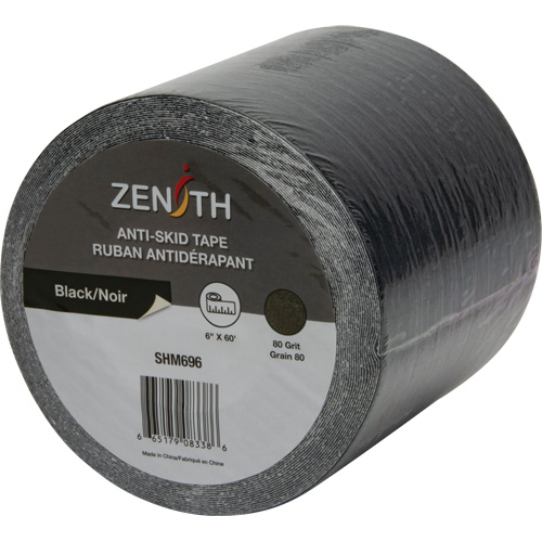 Ruban antid&eacute;rapant, 6" x 60', Noir Consource