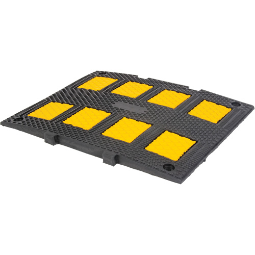 Middle Speed Hump, Rubber, 3' L x 20" W x 2" H Consource