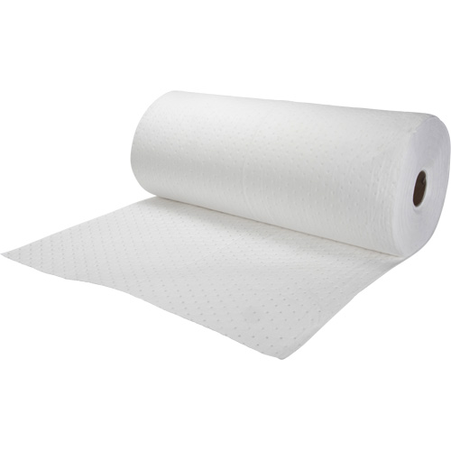 Rouleaux absorbants li&eacute;es, Poids moyen, 150' lo x 30" la, Absorption 20 gal. Consource
