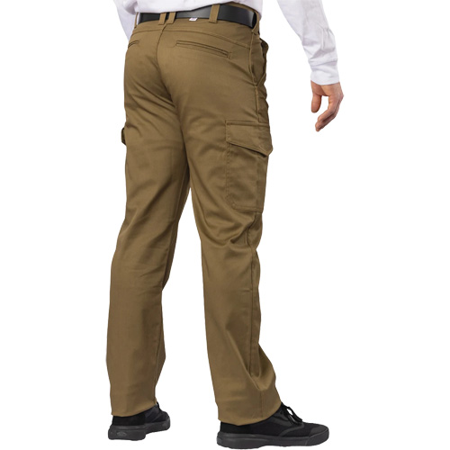 Big Flex Cargo Pants, Poly-Cotton/Spandex, Military Olive Green, Size 46, 30 Inseam Consource