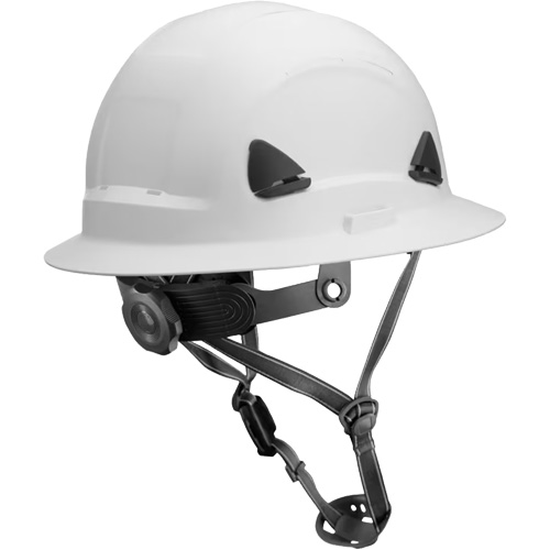 Fibre Metal Climbing Style Helmet with Full Brim, Meets CSA Type 2, Ratchet Suspension, Non-Vented Consource