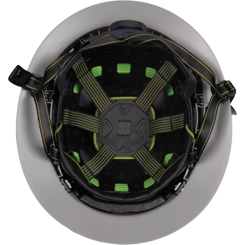 Fibre Metal Climbing Style Helmet with Full Brim, Meets CSA Type 2, Ratchet Suspension, Non-Vented Consource