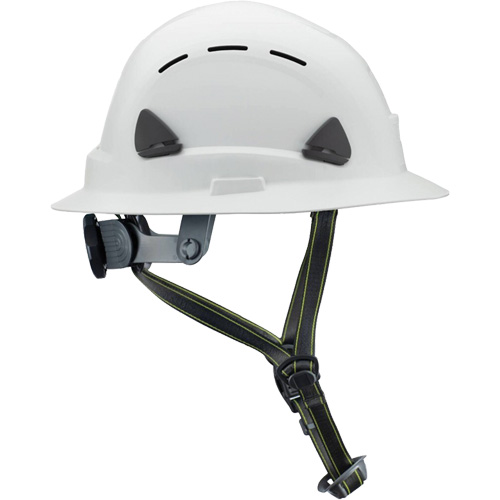 Fibre Metal Climbing Style Helmet with Full Brim, Meets CSA Type 2, Ratchet Suspension, Vented Consource