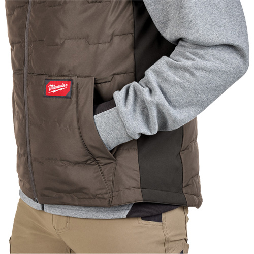 FREEFLEX Lightweight Insulated Vest, Men's, Small, Brown Consource