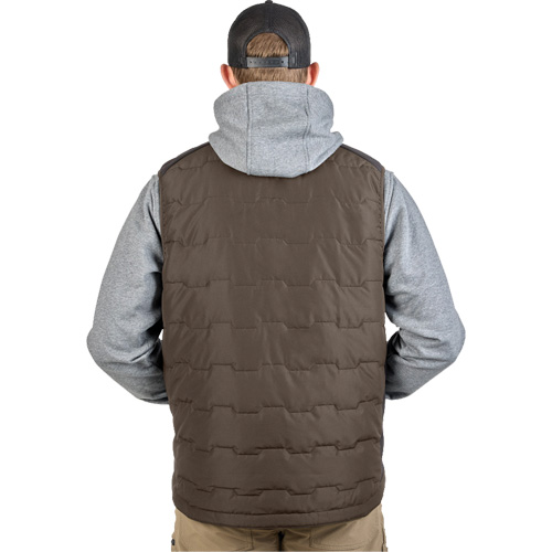FREEFLEX Lightweight Insulated Vest, Men's, Small, Brown Consource