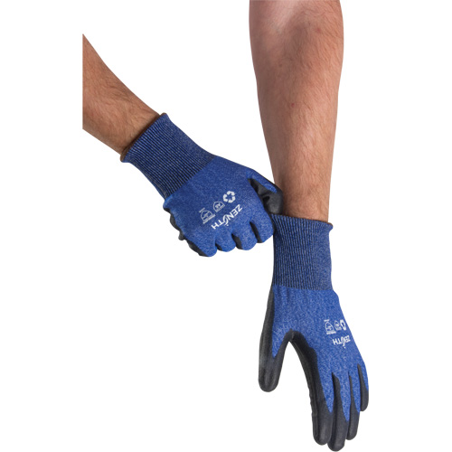 Gants &eacute;lastiques &eacute;cologiques r&eacute;sistants &agrave; la coupe, Taille 11, Calibre 18, Rev&ecirc;tement Polyur&eacute;thane, Enveloppe en Acier inoxydable/PEHP/rPET, ASTM ANSI niveau A5 Consource
