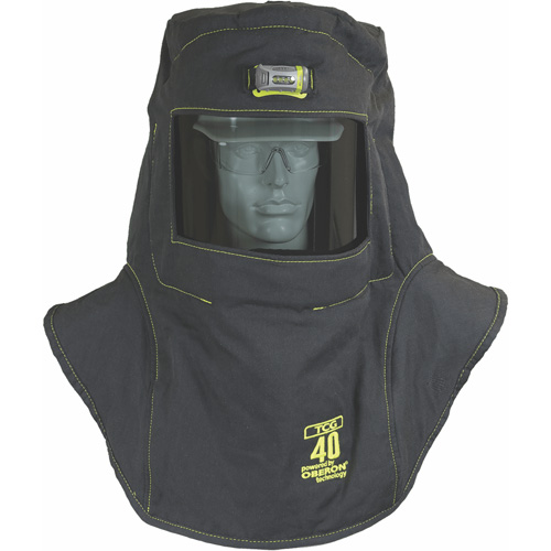 Cagoule de protection contre l'arc &eacute;lectrique TCG, Noir, 40 cal/cm², ANSI Z87.1/ASTM F1506/ASTM F1959/ASTM F2178/R&eacute;pond ou surpasse la norme CSA Z462/NFPA 70E, 4 Arc &eacute;lectrique EPI cat&eacute;gorie niveau Consource