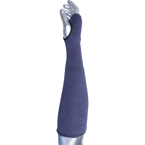 Kut Gard&reg; ECO Series 2-Ply ASP Sleeve with Thumb Hole, Aramid, 14", ASTM ANSI Level A3, Purple Consource