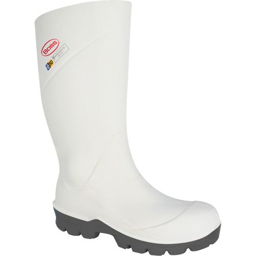 Bottes de transformation alimentaire Boss, Polyur&eacute;thane, Embout Acier, Taille 4, Imperm&eacute;able Consource