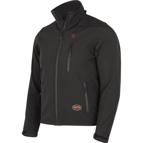 Heated Soft-Shell Jacket, Men's, Small, Black Consource