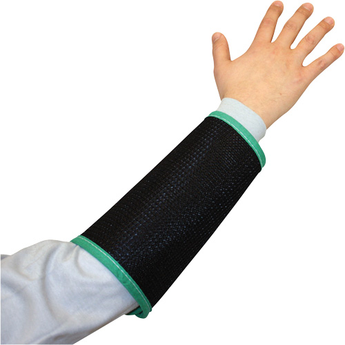 Kut Gard&reg; 2-Ply Cane Mesh Sleeve, Nylon, 9", ASTM ANSI Level A4, Black Consource