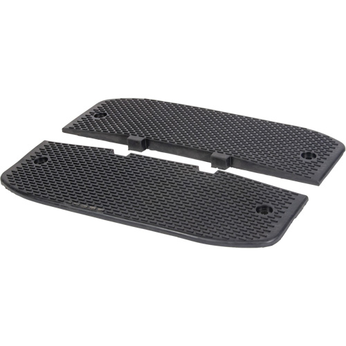 Embouts d'extr&eacute;mit&eacute;s pour bosse de d&eacute;c&eacute;l&eacute;ration, Caoutchouc, 3' lo x 20" la x 2" h Consource