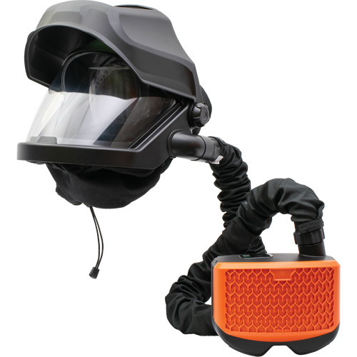 PEAKAIR MAXSHIELD avec devant rabattable & ensemble de souffleur ADF X90VX, Respirateur &agrave; masque, Pile Lithium-ion Consource