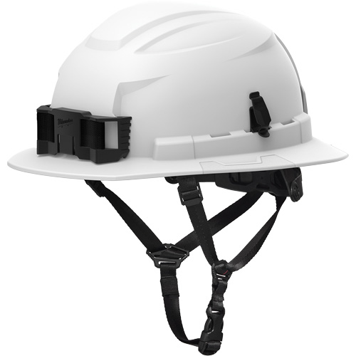 BOLT Full Brim Safety Helmet, Meets CSA Type 2, Ratchet Suspension, Non-Vented Consource