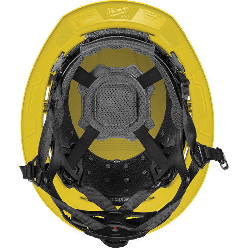 Casque de s&eacute;curit&eacute; &agrave; bordure complet BOLT, R&eacute;pond aux normes CSA type 2, Suspension Rochet, Non ventil&eacute; Consource