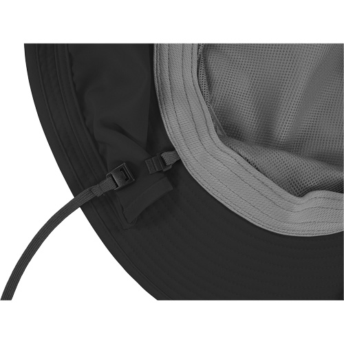 Chapeau de garde forestier 8934 Chill-Its avec prot&egrave;ge-nuque, grand/ T-grand, Noir Consource