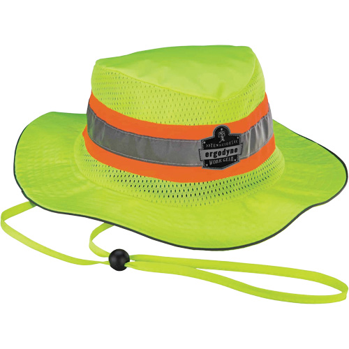 Chapeau de soleil de garde forestier de refroidissement en microfibre Chill-Its 8935MF , petite/moyenne, Lime haute visibilit&eacute; Consource