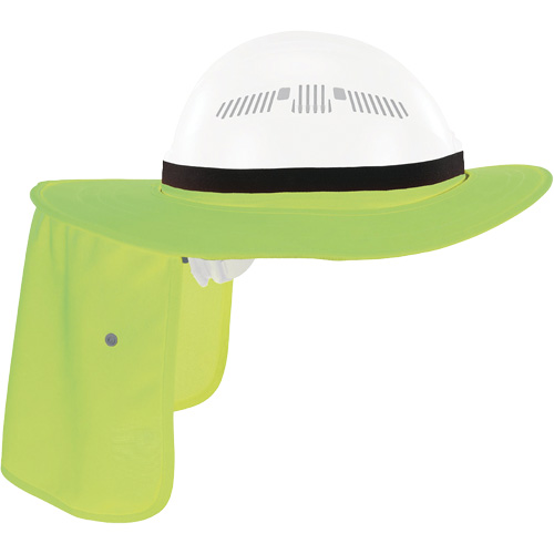 Visi&egrave;re universelle avec protection de la nuque pour casque de s&eacute;curit&eacute; Chill-Its 6661, Lime haute visibilit&eacute; Consource