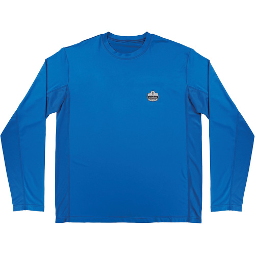 Chill-Its 6689 Cooling Long Sleeve Sun Shirt with UV Protection, Blue, Small Consource