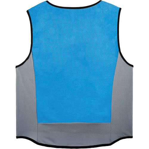 Veste de refroidissement &eacute;vaporatif Chill-Its 6667 avec fermeture &agrave; glissi&egrave;re, 5T-Grand, Bleu Consource