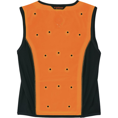 Veste de refroidissement &eacute;vaporatif Chill-Its 6685 avec fermeture &agrave; glissi&egrave;re, Grand, Orange Consource