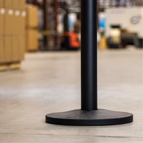 Industrial Stanchion, 37" High, Yellow Consource