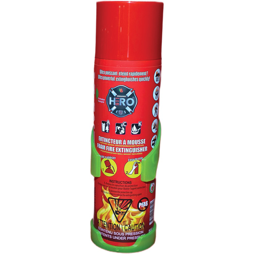 Extincteur Hero 911 sans PFAS, ACK, Capacit&eacute; 500 ml Consource