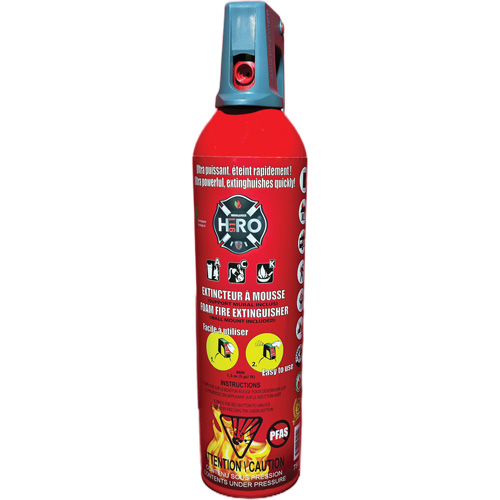 Extincteur Hero 911 sans PFAS, ACK, Capacit&eacute; 750 ml Consource