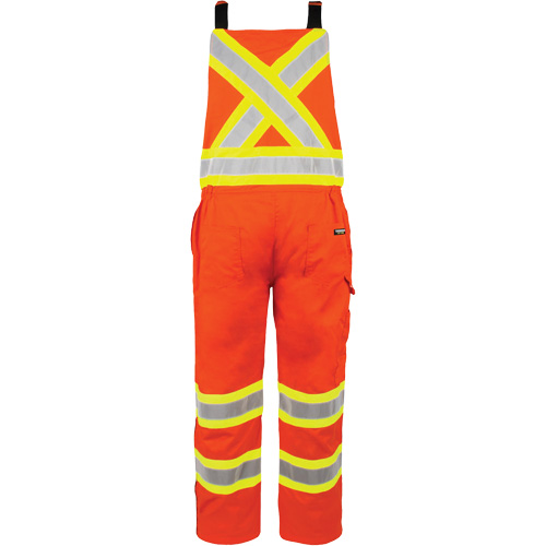 Salopette non doubl&eacute;e haute visibilit&eacute;, 4T-Grand, Orange haute visibilit&eacute; Consource